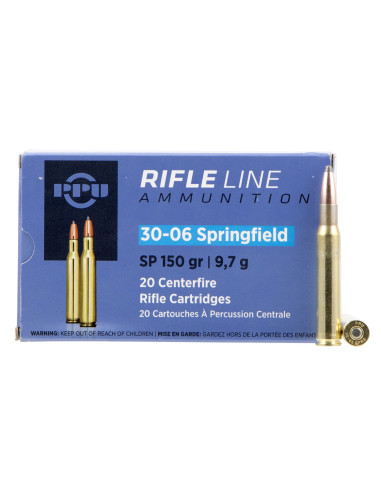 Balas de carabinas PPU 30.06 SPRG 180gr