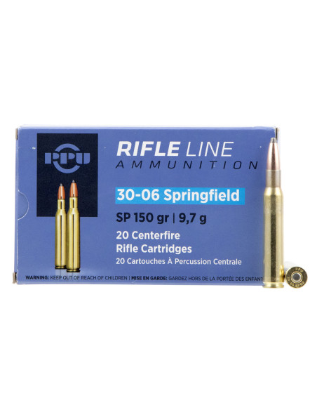 Balas de carabinas PPU 30.06 SPRG 180gr