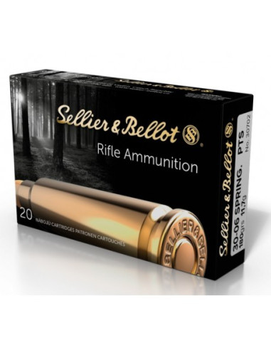 Balas de Carabina Sellier & Bellot SP 180gr Cal. 30.06SPRG