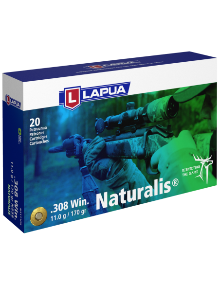 Balas de Carabina Lapua Naturalis 170gr cal. 308Win