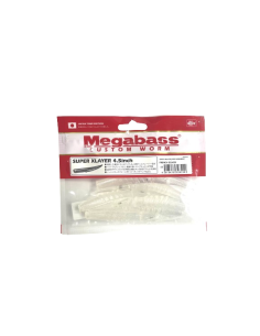 Megabass X Layer 4.5" French Silver | Amostras Vinil para achigã 2