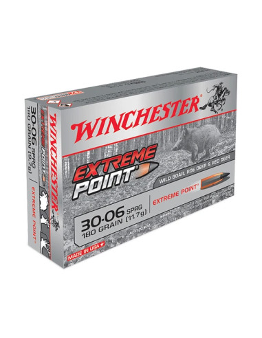 Munições de Carabina Winchester Extreme Point 180gr Cal. 30-06SPRG