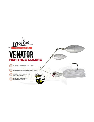 Molix Venator 14g 07H Special White Heritage | Spinnerbaits