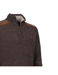 Pullover c/Fecho Verney Carron Marron Moyene 2