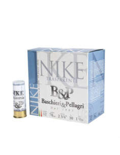 Munições caça Menor | B&P Nike Transparente 30gr Cal.12 2