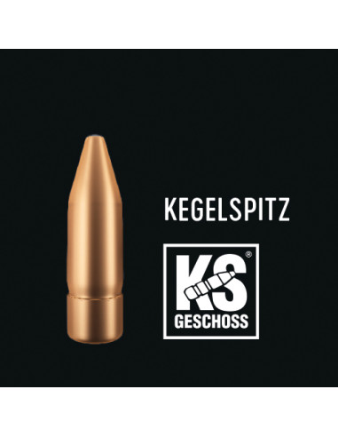 Munições de Carabina RWS KS 162gr Cal.7mmRM