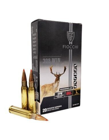 Munições de Carabina Fiocchi EPN 180gr Cal.308Win