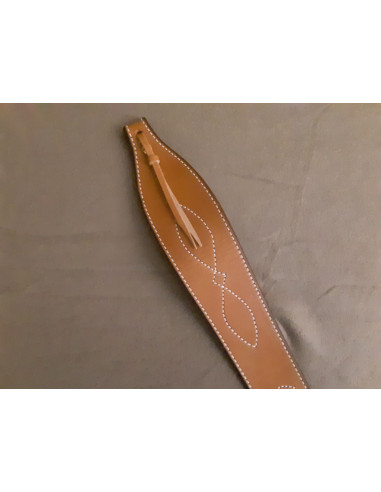 Bandoleira Couro Triple K 300 Tan-Basquetweave