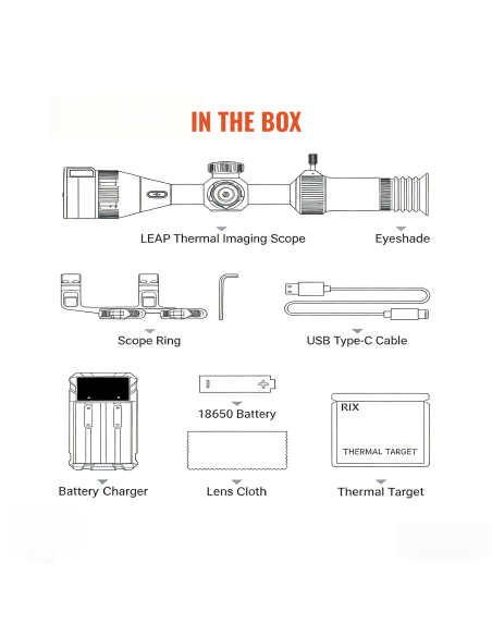 Mira Térmica RIX LEAP L6R