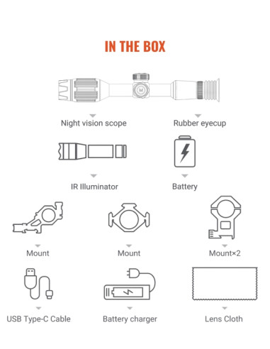 Mira visão Noturna Rix Tourer T20 | Esperas ao javali
