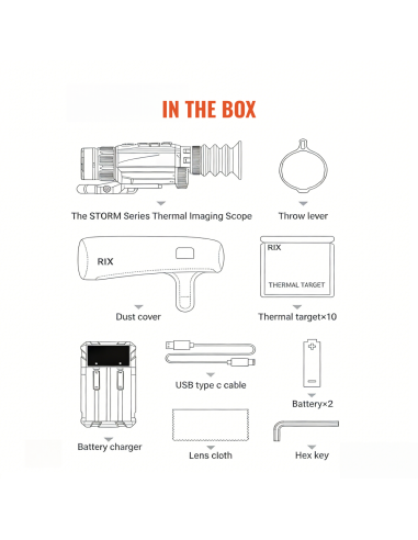 Mira Térmica Rix Storm S6R | Esperas ao Javali
