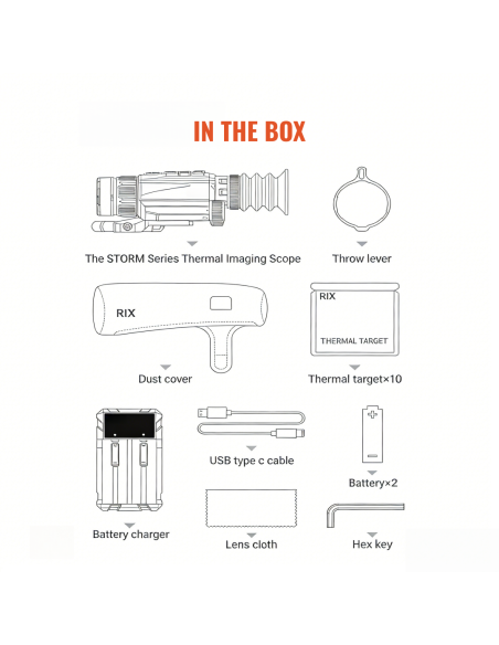 Mira Térmica Rix Storm S6R | Esperas ao Javali