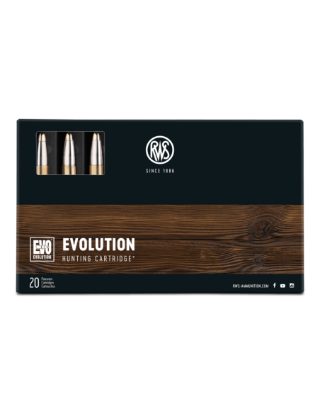 Munições carabina RWS Evolution Hunting 184gr Cal. 30.06SPRG | Caça Maior