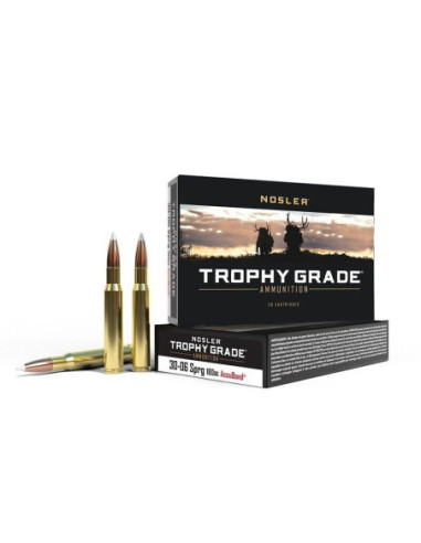 Munições de Carabina Nosler AccuBond 180gr Cal. 30.06SPRG