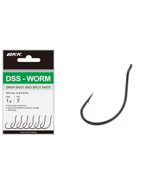 Anzois BKK DSS-Worm Nº1 7un