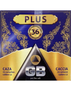 Cartuchos GB Plus 36gr Cal.12