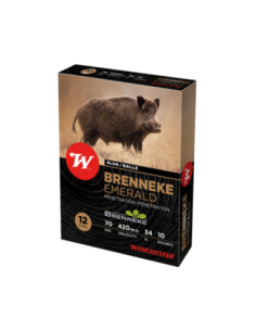 Winchester Brenneke Emerald Cal.12 | Cartucho Bala | Caça