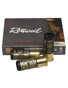 Rottweil Waidmannsheil HV Cal.12 36Gr | Cartuchos para Caça Menor