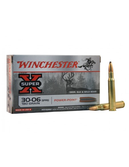 Balas Winchester Super X Power-Point | 180gr 30-06SPRG