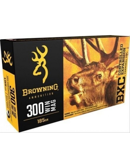 Browning BXC 185gr  | Calibre 300 WinMag | Munições de Carabina