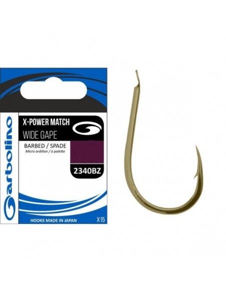 Garbolino X-Power Match Wide Gape | Anzois | Pesca Predadores