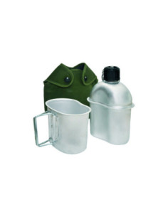 Cantil Mil-Tec Alumínio c/panela 900ml