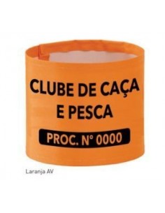 Braçadeira Laranja AV numerada