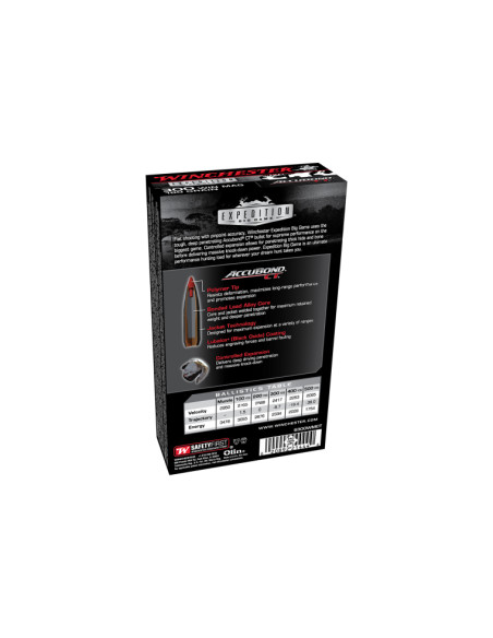 Balas de Carabina Winchester Accubond CT 180gr Cal.300WinMag