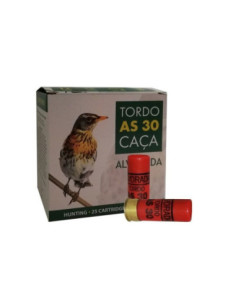 Alvorada Tordo AS Calibre 12 30gr | Cartuchos caça Menor 2