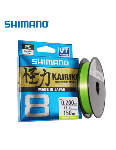 Shimano Kairiki 0.20mm 150m Mantis Green