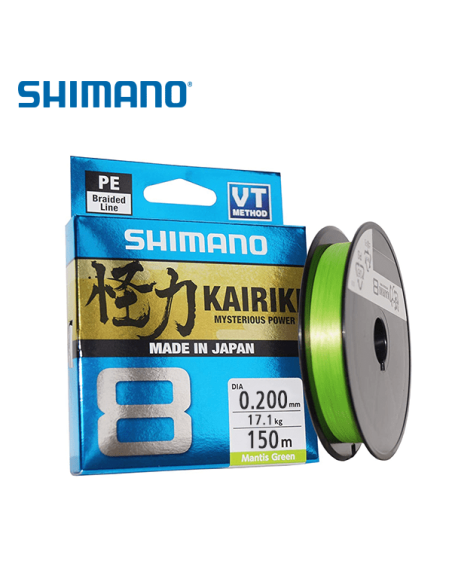 Shimano Kairiki 0.20mm 150m Mantis Green